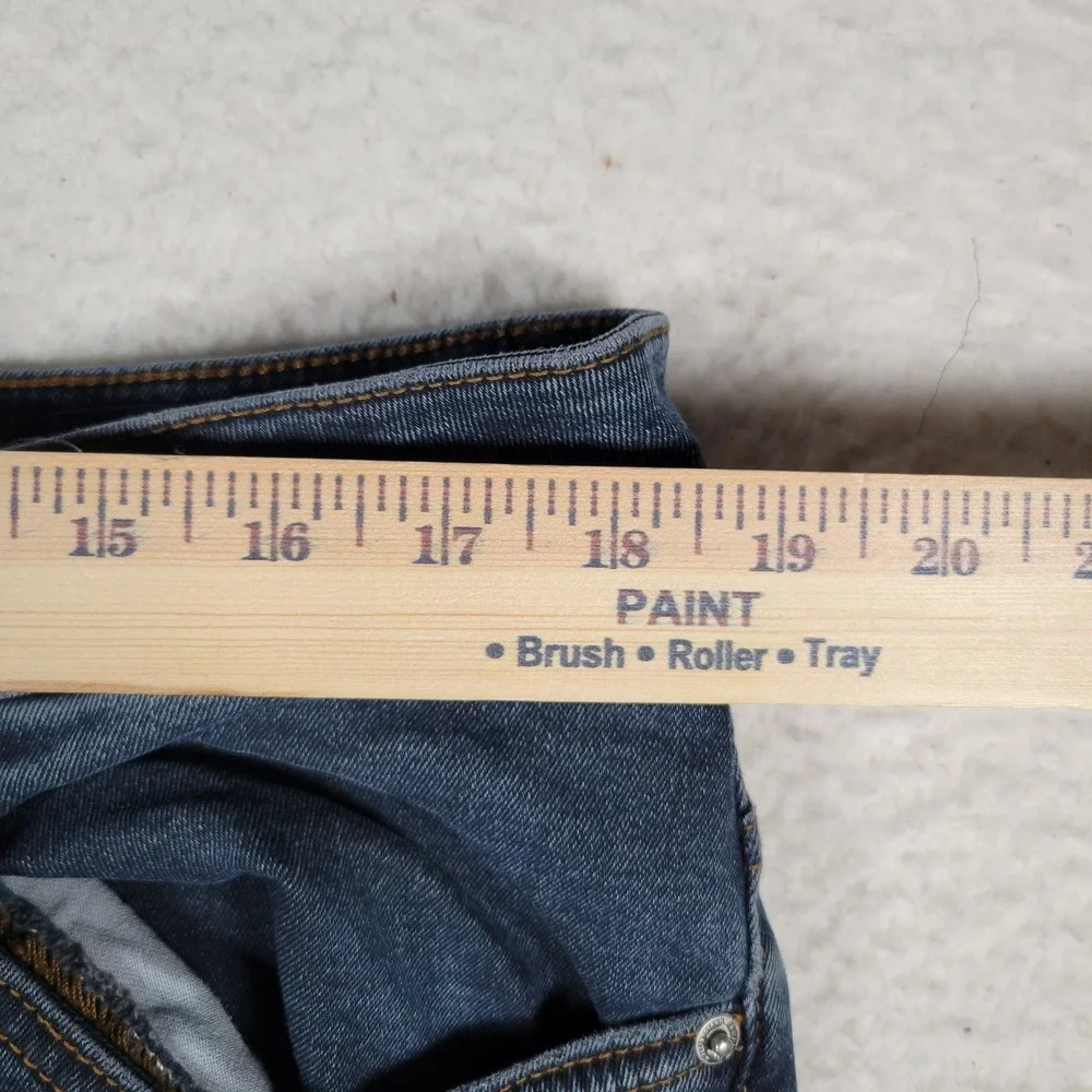 Buffalo David Bitton Jeans Mens 38x32 Blue King Slim Bootcut Dark Wash Stretch